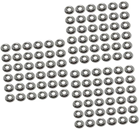 OKUMEYR 300 Stück Edelstahl Unterlegscheiben Polierte Bolzendichtungen Senkkopf Abschlussscheiben Befestigungsscheiben Rostfreie Bolzenscheiben Fischaugen Dichtungsscheiben