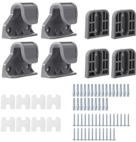 70 Pzs Piezas de Puerta para Bebes, Kit de Montaje Retráctil para Puerta de Seguridad para Bebés para Puerta de Seguridad para Bebés de 55 Pulgadas de Ancho x 33 Pulgadas de Alto