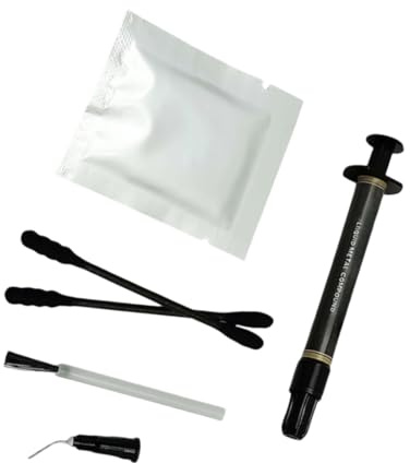 Liquid Metal Thermal Paste, 79 W/mK High Performance, Heatsink Paste for CPU Coolers, 1 Grams with Cleanser and Spreader