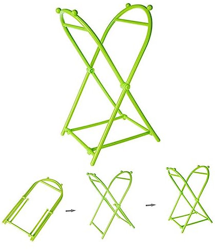 Alipis Lightweight Trash Bag Rack Folding Storage Rack for Garbage Bags for Kitchen Camping Random Color