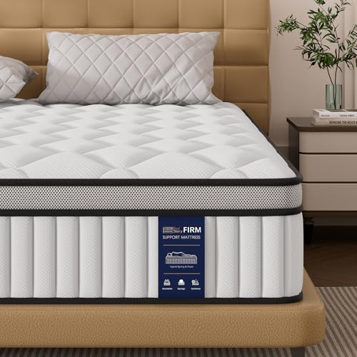 BedStory Matratze 160x200cm,Taschenfederkernmatratze Höhe 26cm,Orthopädische Matratze mit Komfortschaum H3&H4 Härtegrad,Federkernmatratze für Erwachsene Öko-Tex Zertifiziert & CertiPUR Zertifiziert