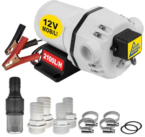AdBlue®-Pumpe 12V Harnstoffpumpe Urea Pumpe Betankungsset Membranpumpe Chemiepumpe selbstansaugend leistungsstarker Elektromotor mit Kupferwicklung mit extra-Ersparnis!