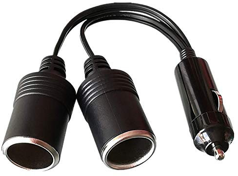 GTIWUNG Auto Motorrad Zigarettenanzünder Stecker Adapter DREI-Wege-Buchse Splitter, 1 bis 2 KFZ Auto Zigarettenanzünder Stecker 12V/24V