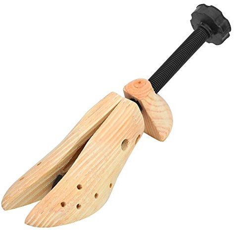 Allargascarpe, supporto per scarpe in legno di pino Dimensione regolabile delle scarpe Strumento di espansione elastico Espansore Scarpe professionali Barella Barella Forma dell'albero(L(42~46))