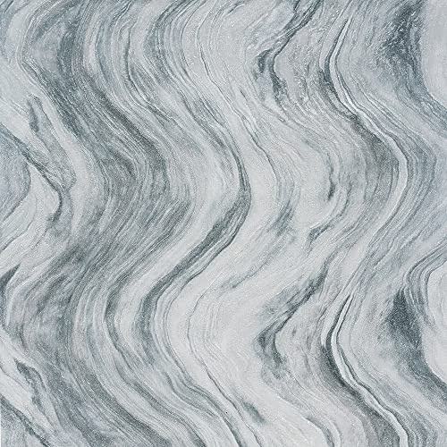 Arthouse Chakra Grey Silver Wallpaper 299002 - Texture Rock Stone Marble Effect