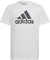 adidas Unisex Kinder Essentials Big Logo Cotton Tee, White / Black, 9-10 Years