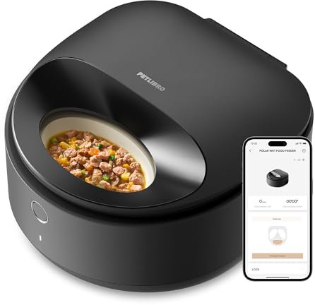PETLIBRO Futterautomat Katze Nassfutter, Nassfutterautomat mit Halbleiter Kühlung, 2,4 GHz Wi-Fi Smart App-Steuerung, 3 Tage wahre Frische, Wet Food Futterspender für Katzen und Hunde