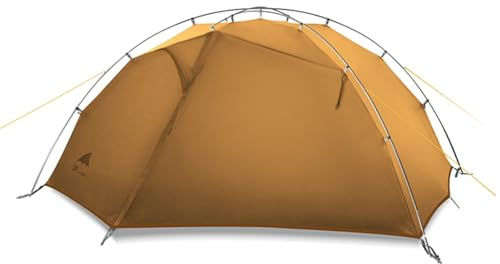 3FULGEAR Tai Chi 2 Person Ultralight Backpacking Tent, 4 Season Tent Waterproof Windproof Survival Tents for Camping, Hiking,Trekking, Kayaking, Climbing