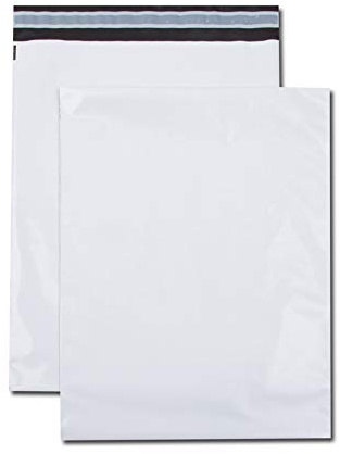 GPV - Paquet de 100 Pochettes polyéthylène recyclé - Format (310x410 mm) - Bande de protection