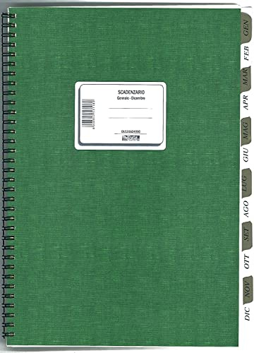 Registre à spirale, A4, actif, 12 mois, janvier décembre, index plastifiés, 12, 24, 36, 131624000, 8008842986690, enregistreur, Gen-Dic, 18008842986697, modulaire fiscal