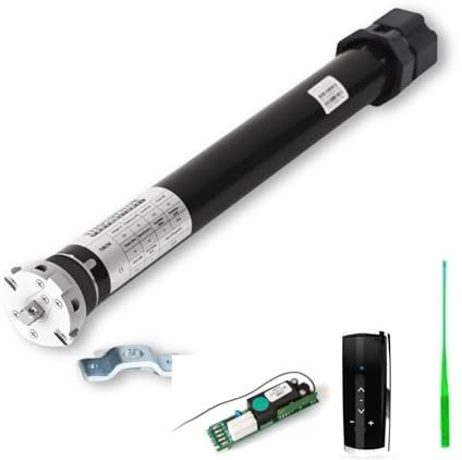 Motor Tubular persianas y Cortinas con Mando a Distancia. Motor Tubular Motorline para Ejes de 60mm. Automatismo persianas y toldos, hasta 50kg de Peso.