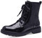 MARCO TOZZI Damen Stiefeletten zum Schnüren Flach mit Reißverschluss, Lila (Purple Patent), 41 EU