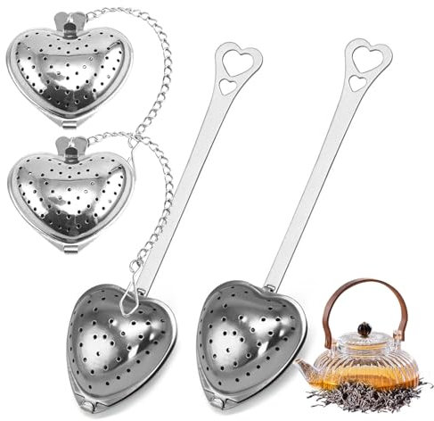 Lithyc 4 PièCes Boule A Thé - Passoire à Thé -Tamis à Thé En Vrac Infuseur - Convient Aux Feuilles de Thé Fines En Vrac, Aux Feuilles de Thé, Aux Condiments, Aux ThéIèRes 