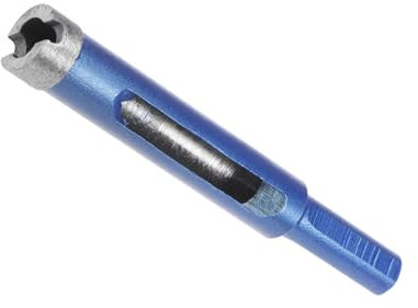 CoCud Diamond Core Drill Bit, 12mm Dia Round Shank, Tiles Stones Marble Concrete Dry/Wet Hole Saws Blue - (Applications: for M10 Angle Grinder), 1-Piece