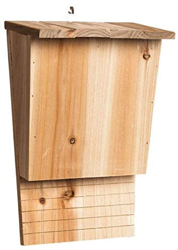 Maisons de chauve-souris en bois – Maisons de chauve-souris d'extérieur | Boîte de nidification résistante aux intempéries, abri vissé non traité pour chauve-souris pour quartiers d'été et d'hiver