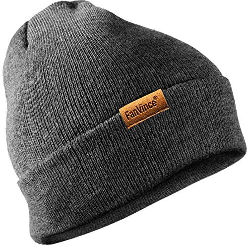 Mössa Herr Dam Vinter Kallsäker Vintermössa - Vindtät Beanie Andningsförmåga Mjuk Elastisk Termisk Stickad Hatt - Varm Gåvor för Män och Kvinnor