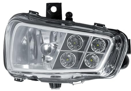 LONGLING Ersättning 24 V höger dimljus med LED varselljus för Mercedes lastbil Arocs Anto MP4 MP5