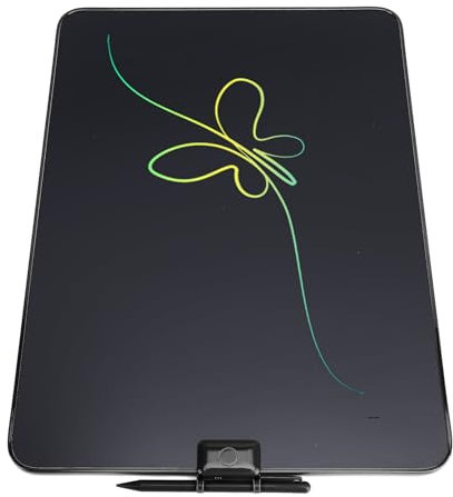 Tablette d'écriture LCD de 20 pouces, planche à dessin rechargeable avec plume pour éducation précoce à la maison, tableau d'écriture de dessin pour jeunes enfants (Noir)