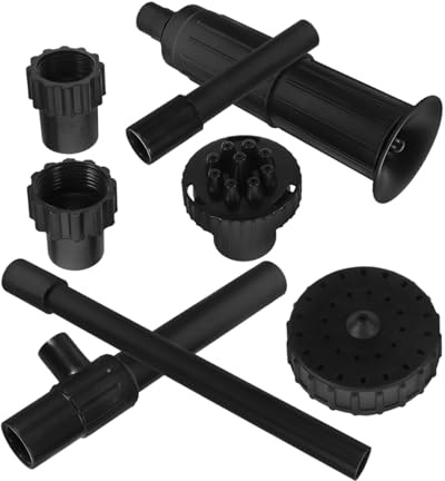 FUNOMOCYA Ugello Per Fontana Da Giardino Ricambio Per Irrigatore Da Laghetto Set Di Accessori in Plastica Design A Flusso Regolabile