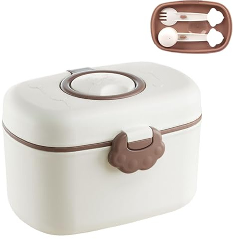 Yulokdwi Distributore per Latte in Polvere - Dispenser Per Formula | Contenitore Ermetico per Uso Quotidiano a Casa Asilo Cucina Attività All Aperto Frutta Caramelle