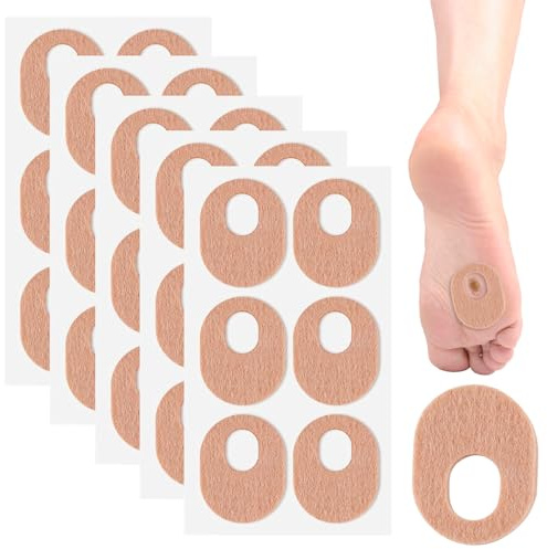 30 pièces Pansement Cors Aux Pieds, Pansements Autocollants pour Cors, Corn Remover Protecteurs Correcteurs D'orteils Contre les callosités et les ampoules