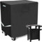 Outdoor Grill Cart Prep Table Cover 600D for 30-inch Keter Unity Portable Outdoor 40 Gal Table with Storage Cabinet, Waterproof UV Resistant Outside bbq Bar Cart Cooking Station Cover, 30 x 24 x 32
