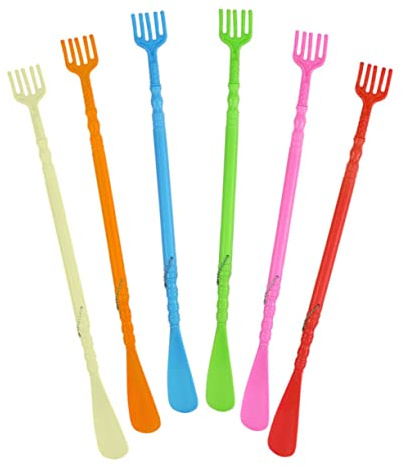 FRCOLOR 6 calzadores, zapatos portátiles, rascador de espalda, rascador de espalda, zapatero, masajeador, horma de zapatos para hombre, botas, calzados, portador de zapatos, soporte para el cuerpo,