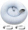 Abluftschlauch 100mm, 6m Weiß Flexibel PVC Lüftungsschlauch Abluftrohr, Klimaanlage Schlauch mit 2 Edelstahl Schlauchschellen, Trockner Schlauch für Klimaanlagen Wäschetrockner Abzugshaube