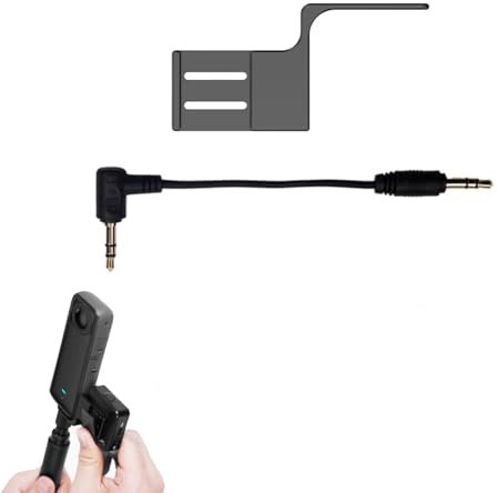 Soporte de micrófono invisible para Insta360 X4, compatible con X3 / One RS / One X2, accesorios RODE