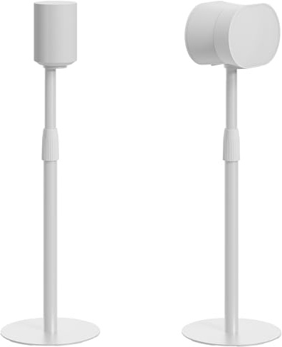 PEGZONE Pieds d'enceinte pour Sonos Era 100/300, 2 pièces, Blanc