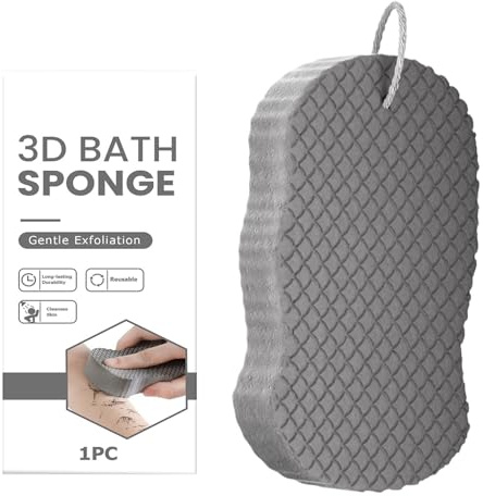 Éponges pour le corps | Gant Exfoliant Loofah Corps pour Femme, Bain avec Luffa pour Homme Femme Garçons Enfants Maison Hôtel
