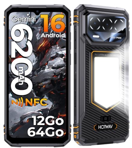 HOTWAV T8 Movil Irrompible 6200mAh Android 16