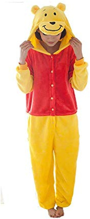 Lazutom Adulte Unisexe Animal Costume Cosplay Combinaison Pyjama Nuit Vêtements Soirée de Déguisement