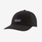Patagonia Unisex P-6 label trad cap Baseball Kappe, Schwarz, Einheitsgröße EU