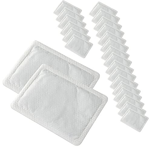 Wärmepad 24er Set | 13x10 cm 8 Stunden Wärme selbstklebend | Wärmepflaster Rückenwärmer Heizkissen (24er Set Wärmepads)
