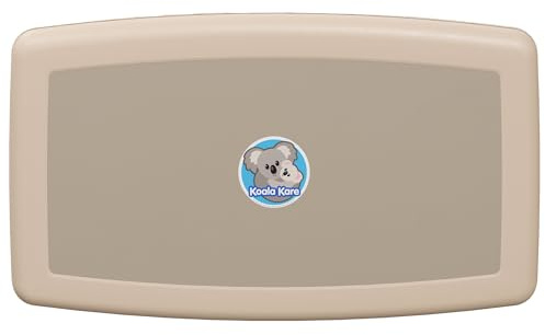 Koala Kare Surface-Mounted Horizontal Baby Changing Station, Model KB300-00 (Beige)