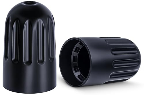 MEAJOO 10PCS TPMS Tire Valve Long Stem Caps, Black Plastic Wheel Tire Valve Stem for TR20008 TPMS, Universal Long Stem Caps for Cars, SUV, Trucks, Bikes, Motorcycles, Bicycles