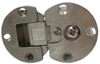 FBXRXZFPJ Bisagra en Forma de G semicírculo de Doble Copa Tipo BC Superior e Inferior Puerta de 8 Grados bisagra Oculta Copia Plana bisagra de gabinete de Puerta Plegable
