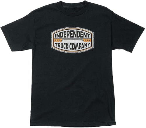 KEMENG Independent Truck Company ITC Curb Skateboard Tee T-Shirt Black
