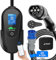 AFYEEV Chargeur Voiture Electrique 7.2kW[6M 6/8/10/13/16/20/24/32A 1-15H], Cable Recharge Voiture Electrique, Câble Recharge Type 2 Norme IEC 62196-2