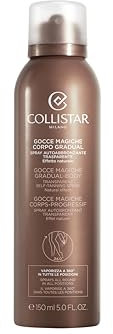 Collistar Gocce Magiche Corpo Gradual, Spray Autoabbronzante 360° Unisex, Texture Leggera, Assorbimento Rapido, Abbronzatura Naturale, Dorata e Senza Macchie, 150 ml