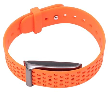 Tonysa Smart Armband, HRV-mätare för Kontinuerlig Pulsspänning Hela Dagen, 127 Sportlägen, Vattensäkert Hälsoträningsband för Träningssömnspårning (ORANGE)