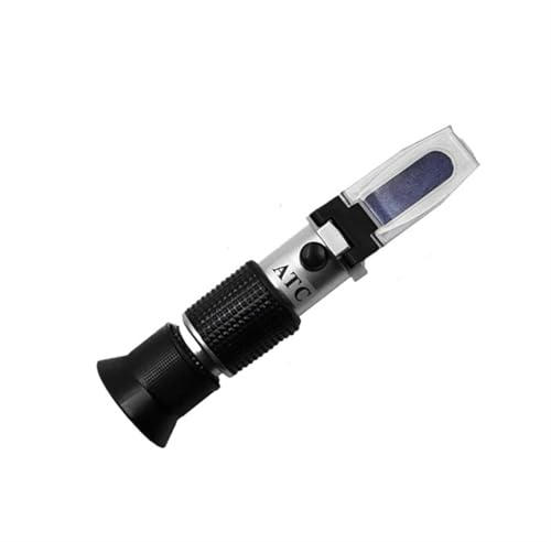 JVDDI Réfractomètre Testeur d'antigel Automobile 4 en 1 Réfractomètre ATC Test de Liquide Refroidissement antigel propylène éthylène Glycol for Moteur