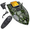 Vikye Fishing Lure Bait Boat, 500M Waterproof Wireless Remote Control Fish Finder LED Night Light Convenient to Operate Easy to Identify(U.K. Plug)