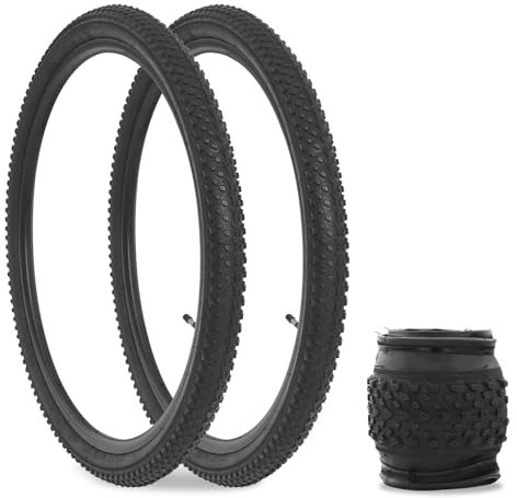 MEGHNA 2er-Pack 26 x 2.125 Zoll MTB Fahrradreifen Fahrradmantel rutschfeste Fahrradreifen für Mountainbike/City Bike/Women's Bike