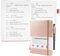 Deepton B6 Adressbuch mit Register A-Z, telefonbuch mit register, Geburtstage - Rose