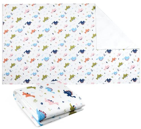 FLYISH DIRECT Inkontinenz Bettunterlage, Inkontinenzunterlage Waschbar, Unterlagen Bett Inkontinenz, Inkontinenzauflage für Queen Size/King Size, Waschbar, 87x193cm