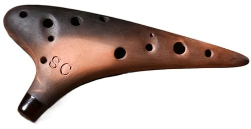 Ocarina Ocarina De 12 Agujeros De Gama Media Con Afinación AC Profesional BC AF SC SF Y SG De Arena Morada(SC)