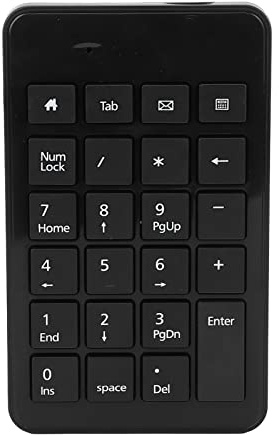 Garsent Tampon Numérique, pavé Numérique Mécanique câblé USB, 23 Touches Pleine Grandeur, Touche Confortable, pavé à Faible Bruit Externe, Clavier Ergonomique pour Ordinateur Portable,