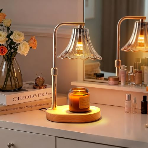 metdark Candle Warmer Lamp with Timer, Dimmer
